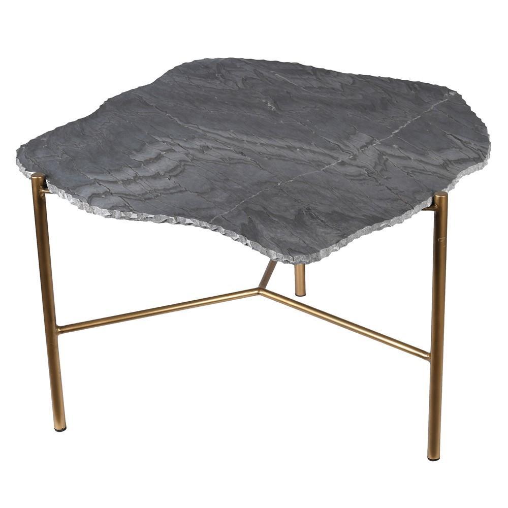 DWELL Table With Grey Stone Top