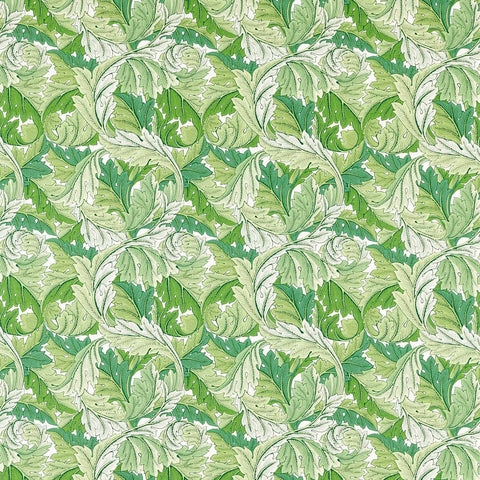 Morris & Co Acanthus Leaf Green Cushions