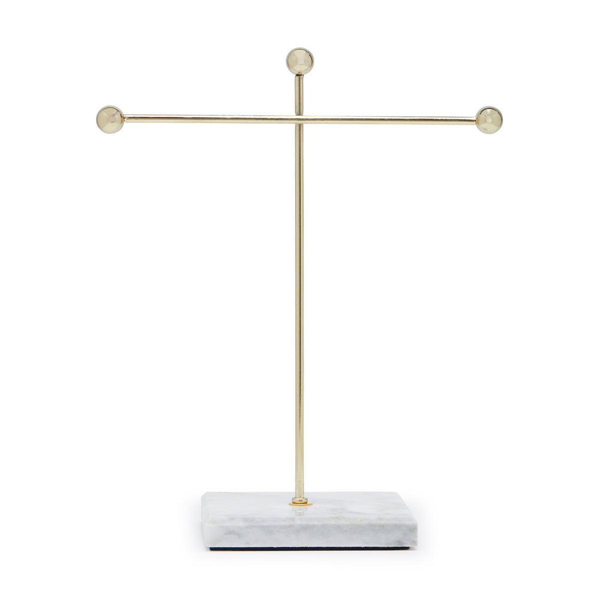 Dwell Marble Home  T Shape Jewelry Hanger - Grey 10X10XH23CM / Grey