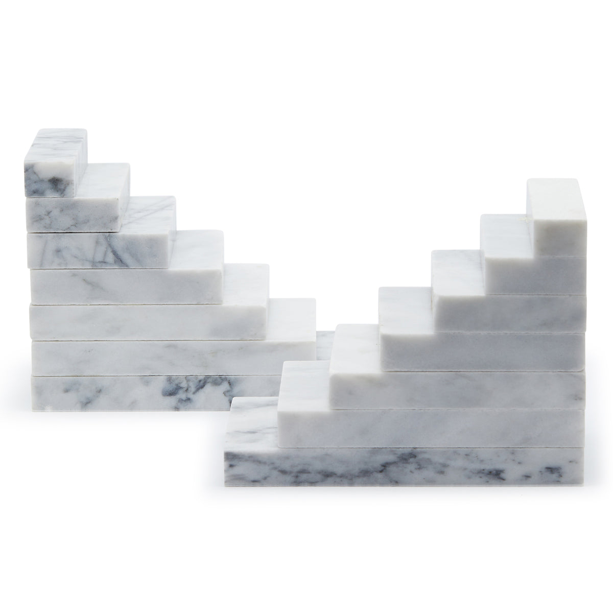 Dwell Marble Home Bookend - Grey W10xL6xH12cm / Grey