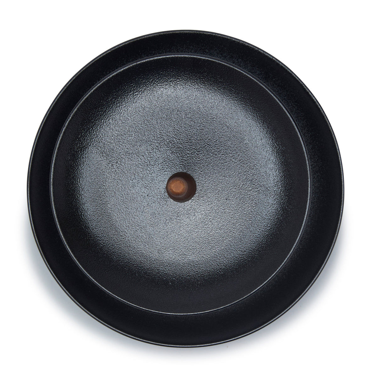 Simply Kitchen GOURMET SERVING PLATE WITH BAMBOO STAND (19.05 CM BLACK) 19.05 CM / Black