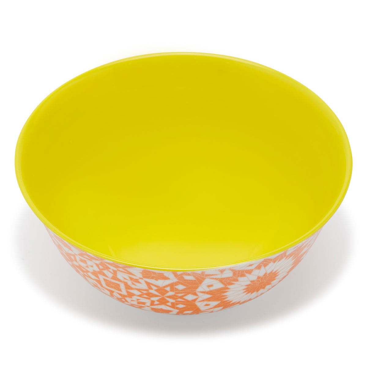 Simply Kitchen SK SPIRO GEOMETRIC PATTERN CEREAL BOWL (15.7 CM) 15 CM / Orange