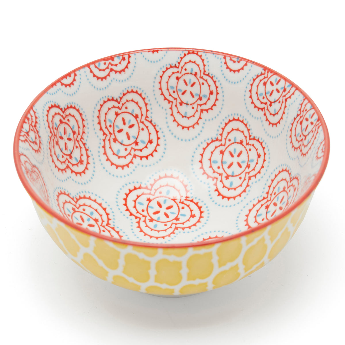 Simply Kitchen FLORAL MM ARAB JAALI CERAMIC BOWL (12×5.5 CM SMALL) 12??5.5 CM / Multi