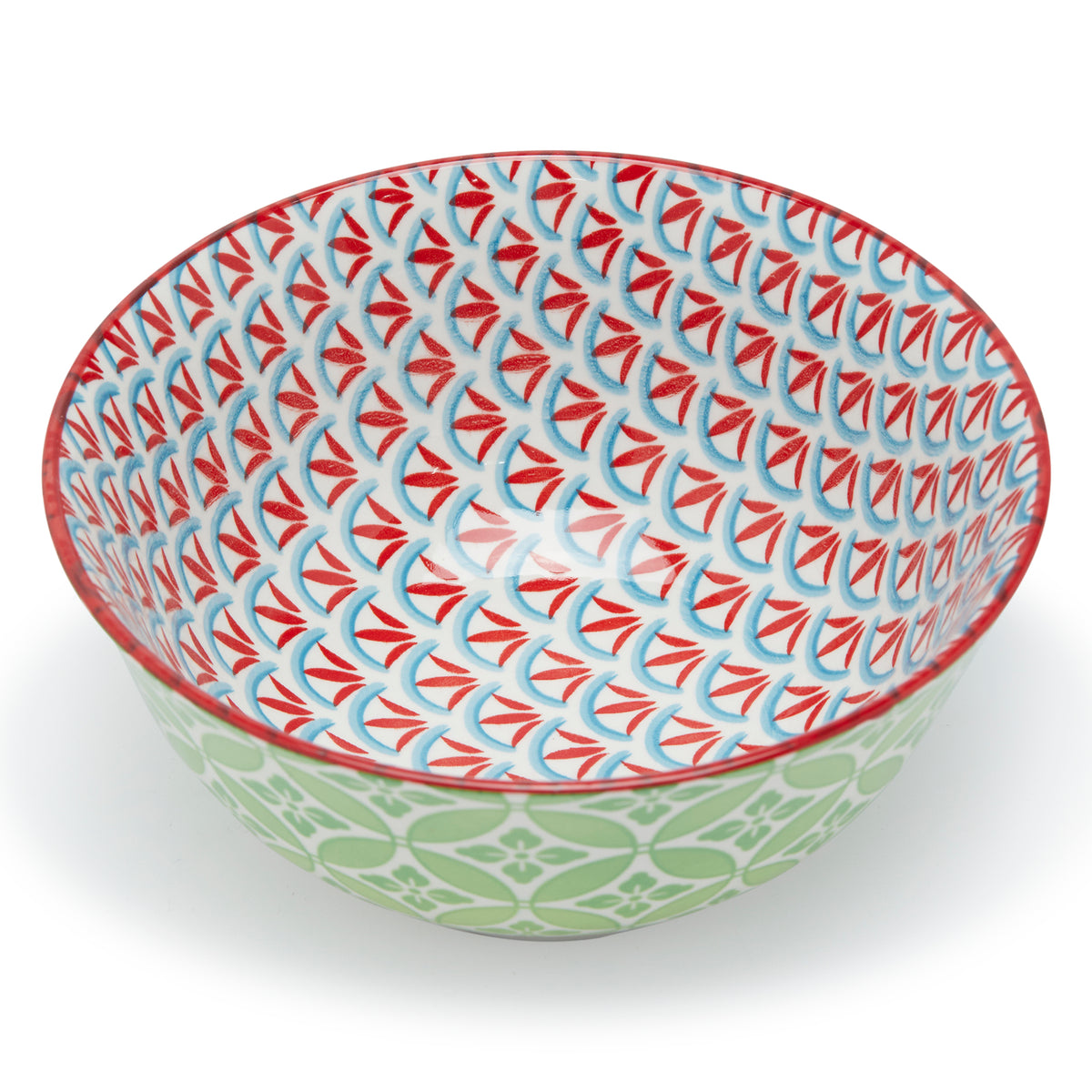 Simply Kitchen FLORAL MM EMBOSSED TILE CERAMIC BOWL (16×7.5 CM BIG) 16??7.5 CM / Multi