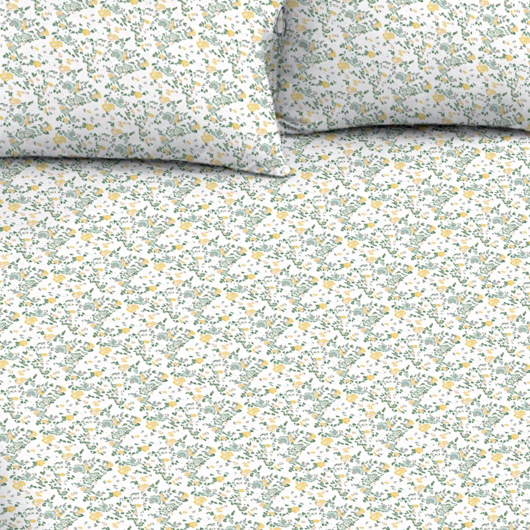 Floral Dream Printed Fitted Sheet