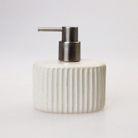 Stripe Ceramic Lotion Dispenser