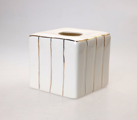 Gold Line Tissue Box