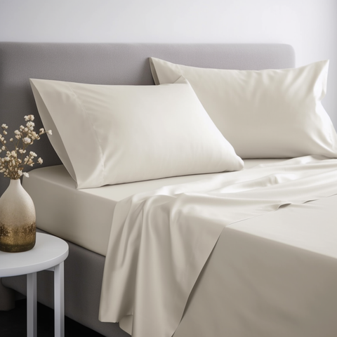 ITALIAN COMFORT - IMPERIAL FITTED SHEET-OFF WHITE
