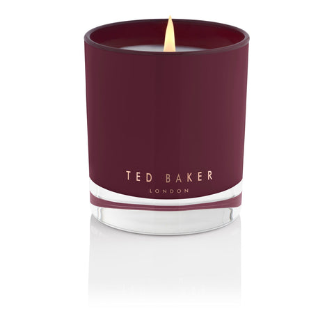Ted Baker Pink Pepper & Cedarwood Aroma Candle - Maroon