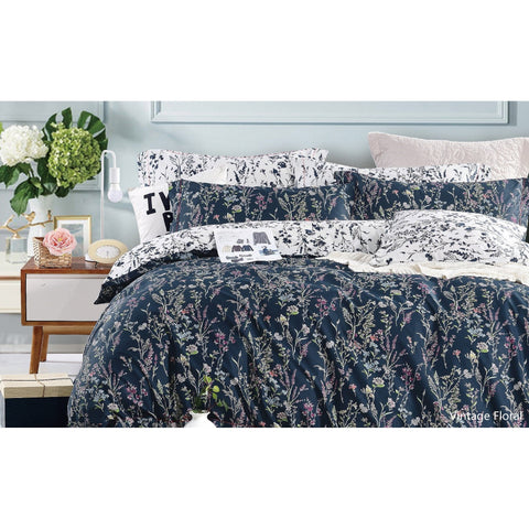Oceana Vintage Floral Comforter Set