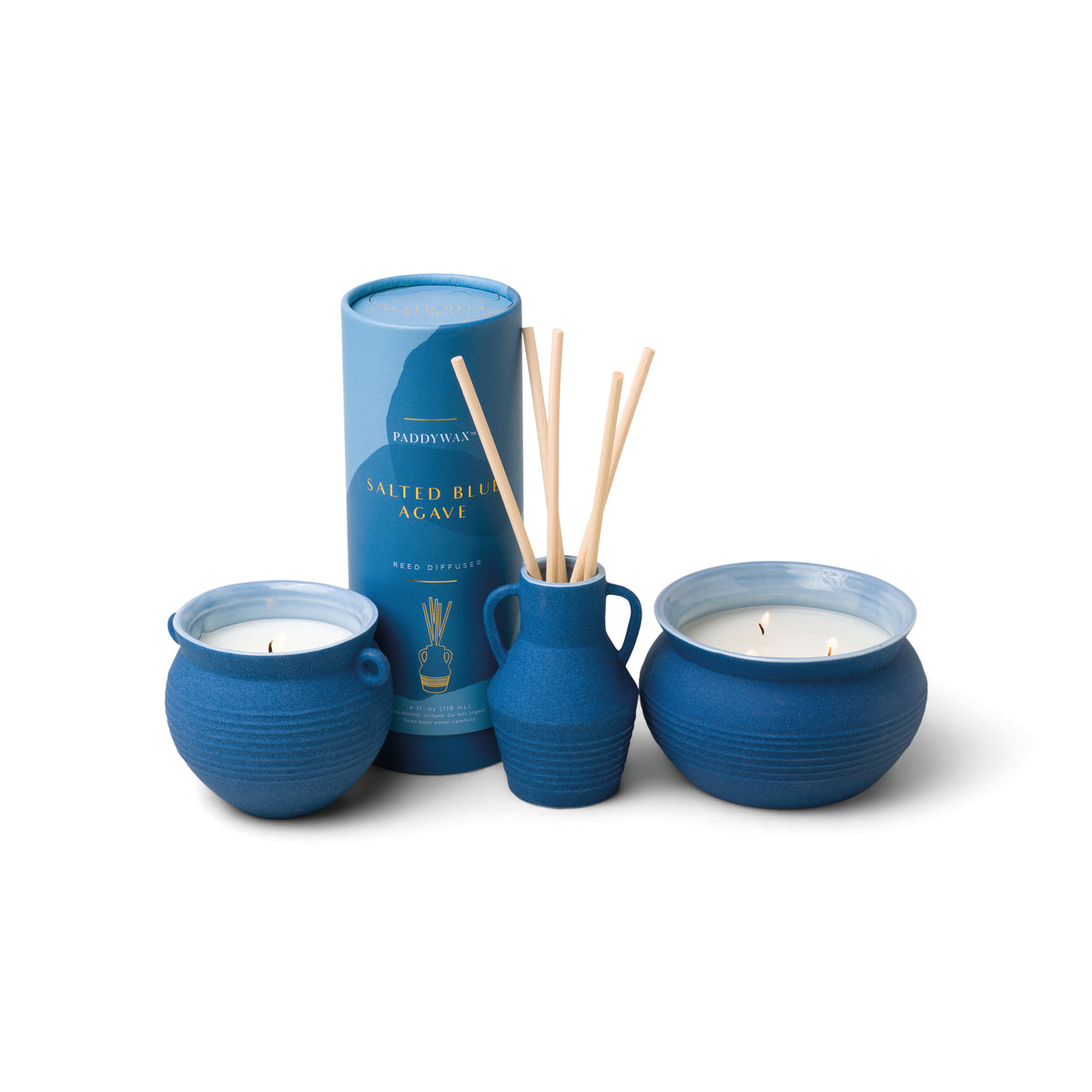 Paddy Wax Santorini Ceramic Diffuser - Blue Agave