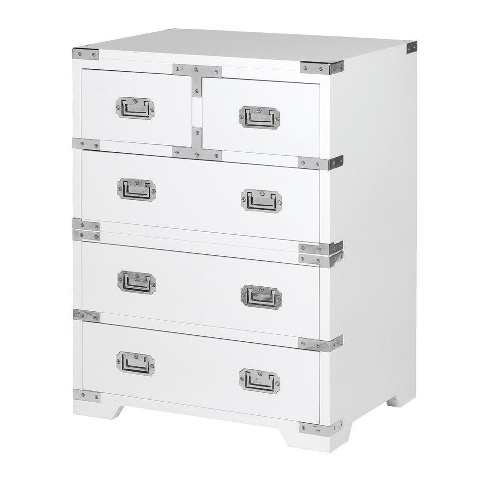 Kensington 2/3 Chest Of Drawers - White H: 700mm W: 525mm D: 400mm