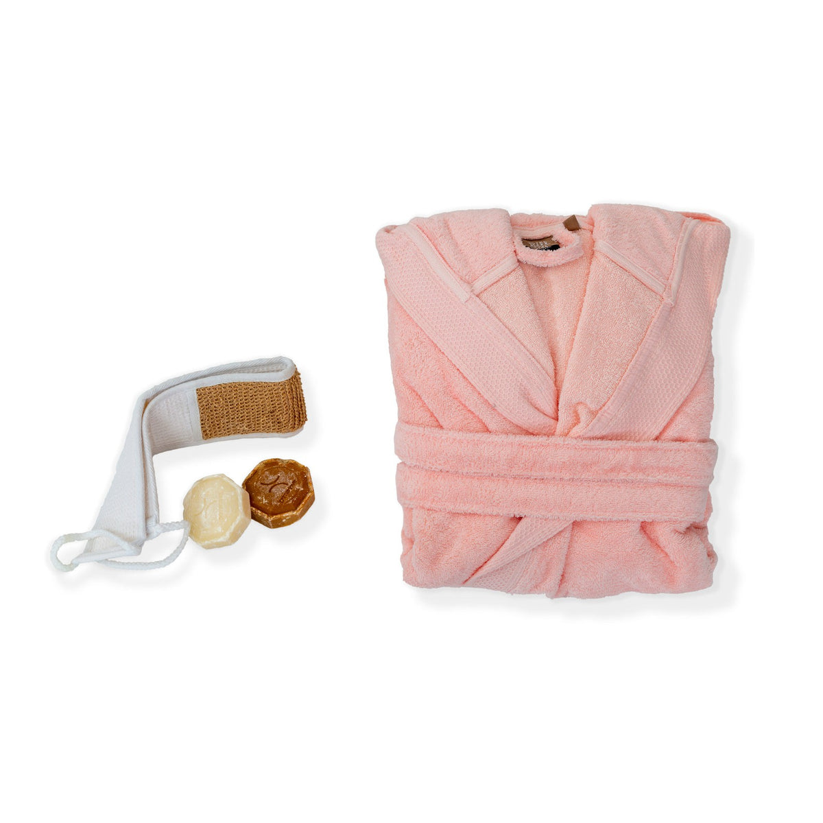 HOTEL ROYAL LIVING Microvelour Bath Robe & Slippers Gift Box