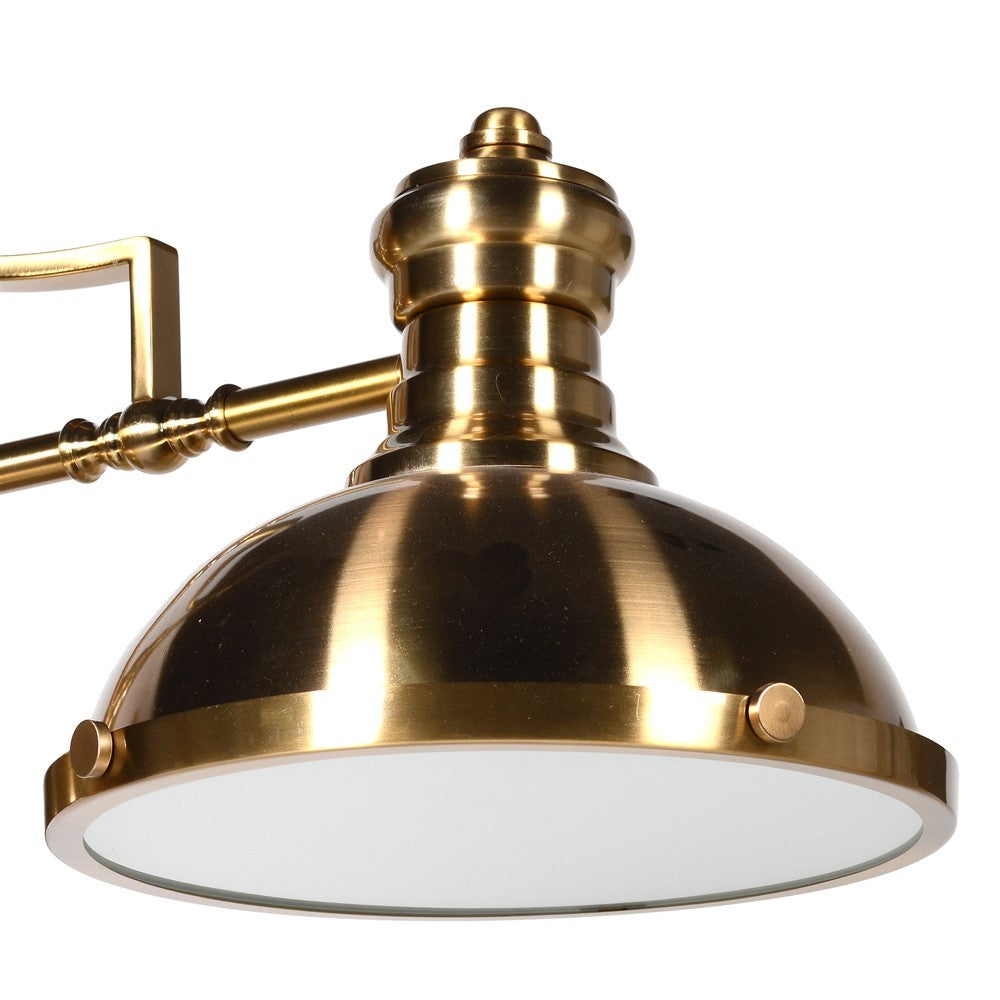Brass 3 Light Pendant H:1400mm W:1200mm D:330mm