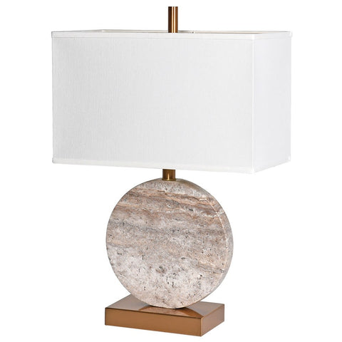 Astor Dark Marble Bronze Lamp H:620mm W:400mm D:220mm