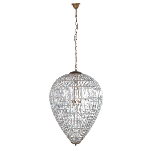 Lawn Lg.Dome Crystal Chandelier H:800mm Dia:620mm