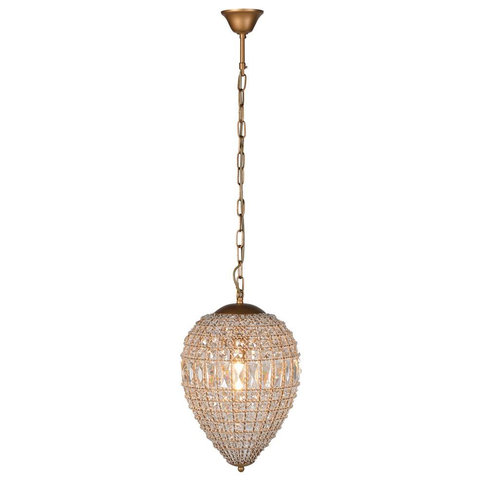 Dwell Small Dome Crystal Chandelier