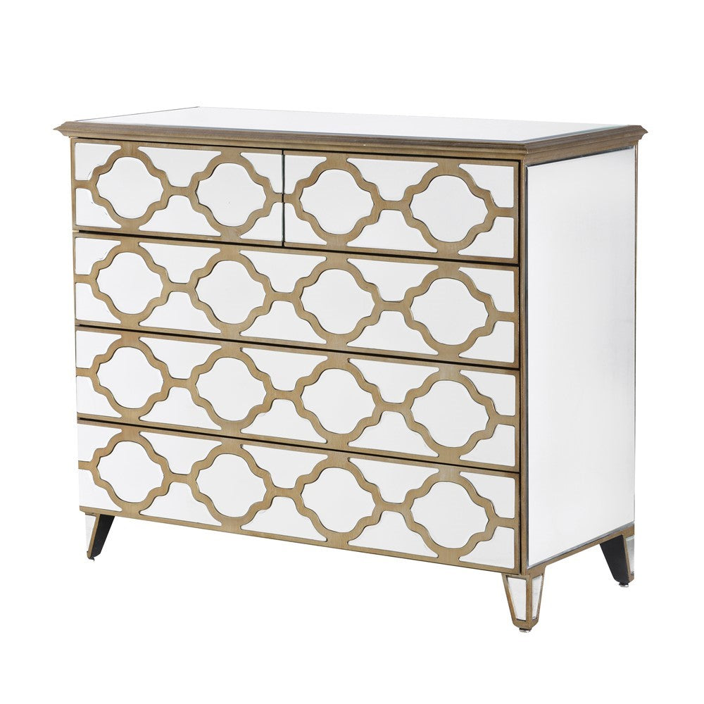 Taupe-Royal Venetian Alhambra 2/3 Drawer Chest H:890mm W:1050mm D:450mm