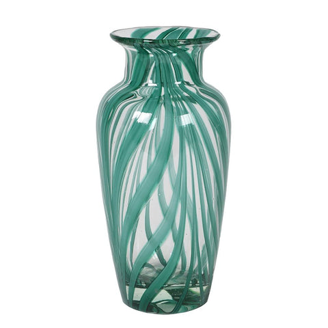 Dwell Future Eden Kingfisher Glass Vase