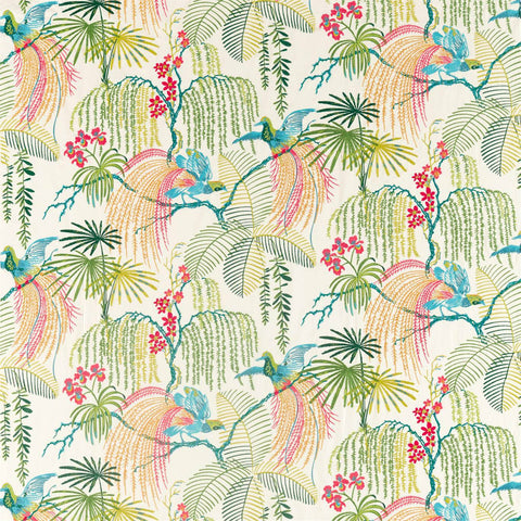 SANDERSON Rain Forest Embroidery Tropical Cushions