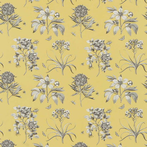 SANDERSON ETCHINGS & ROSES EMPIRE YELLOW DPFPET204 Cushions