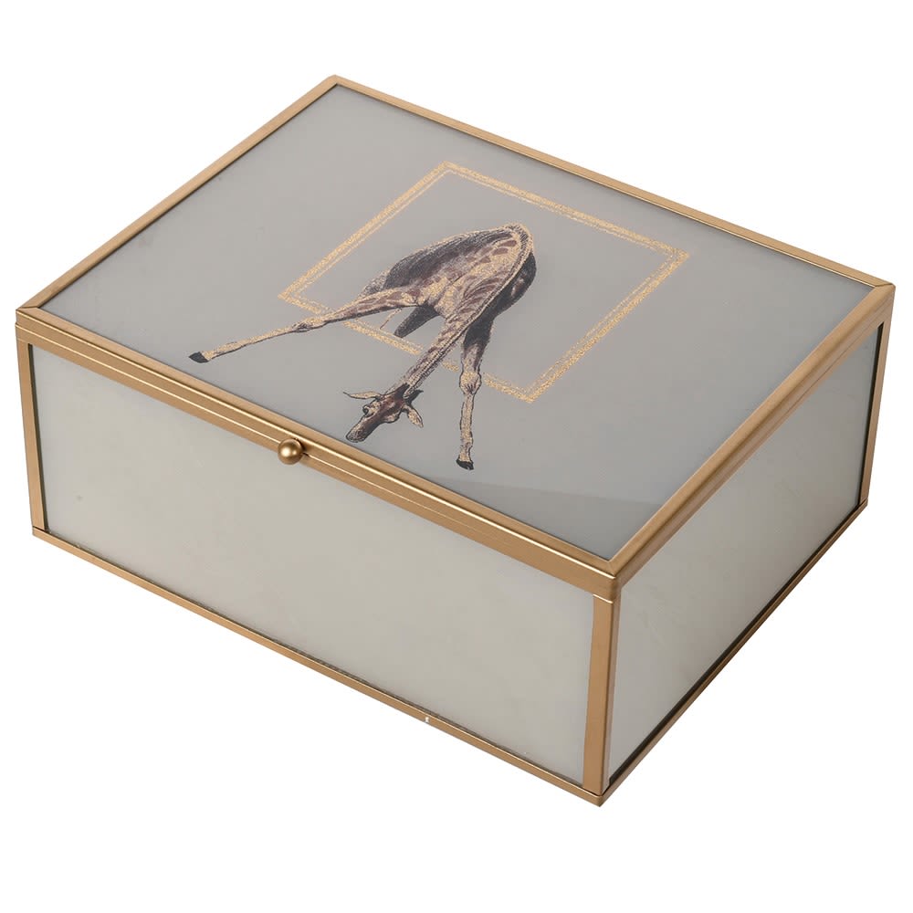 Dwell Giraffe Glass Box