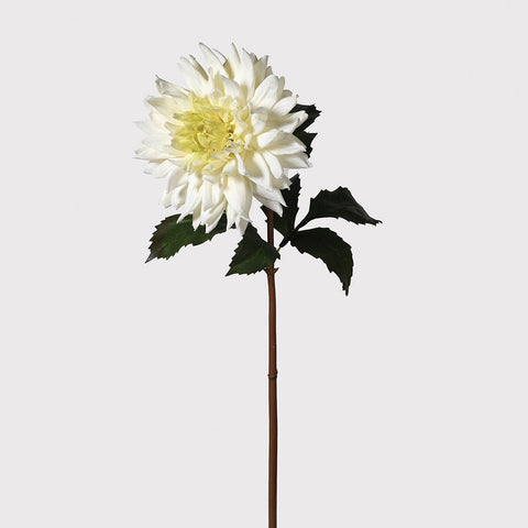 Dwell Large Real Feel Dahlia Floral Spray- White