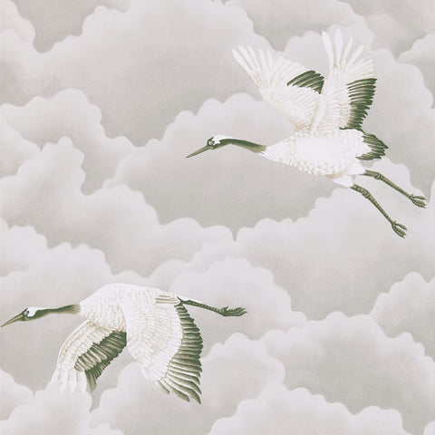 HARLEQUIN Cranes In Flight Wallpaper