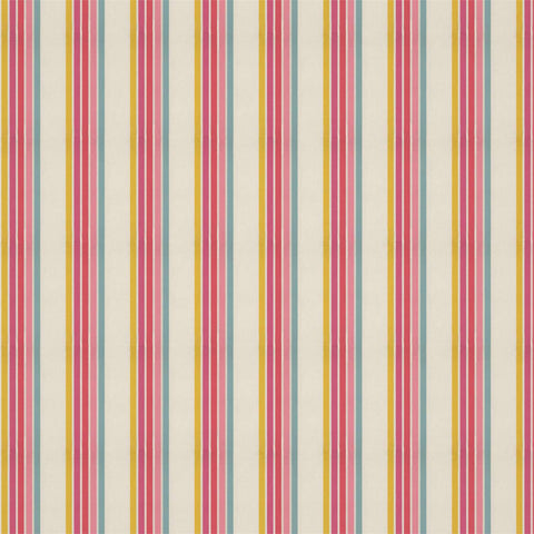 HARLEQUIN Helter Skelter Stripe Cherry/Blossom/Pineapple/Sky Cushions