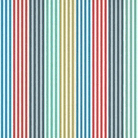 HARLEQUIN Funfair Stripe Ink/Aqua/Kiwi/Marine/Poppy Table