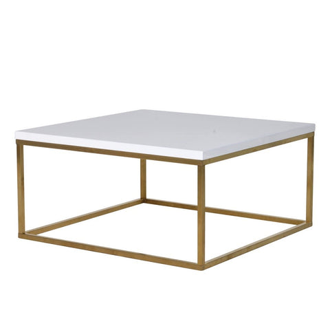 Dwell Gloss White Top Coffee Table