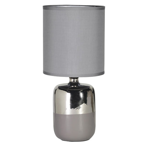Dwell Ceramic Table Lampshade - Silver